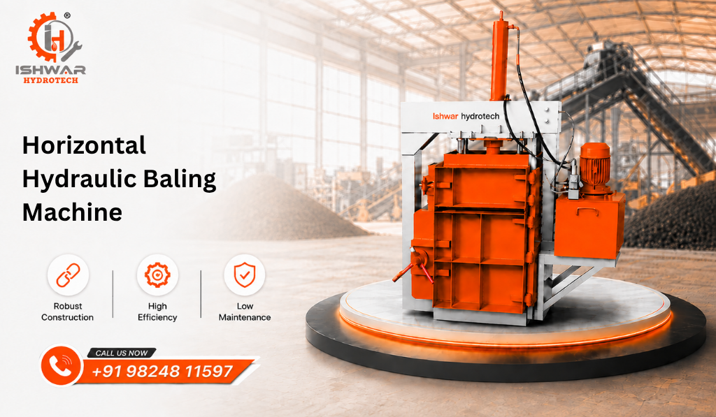 Horizontal Hydraulic Baling Machine