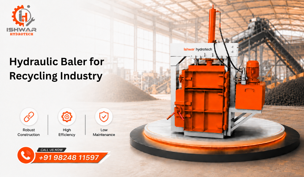Hydraulic Baler for Recycling Industry