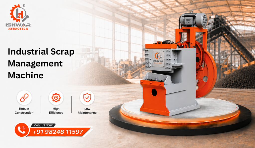 Industrial Scrap Management Machine
