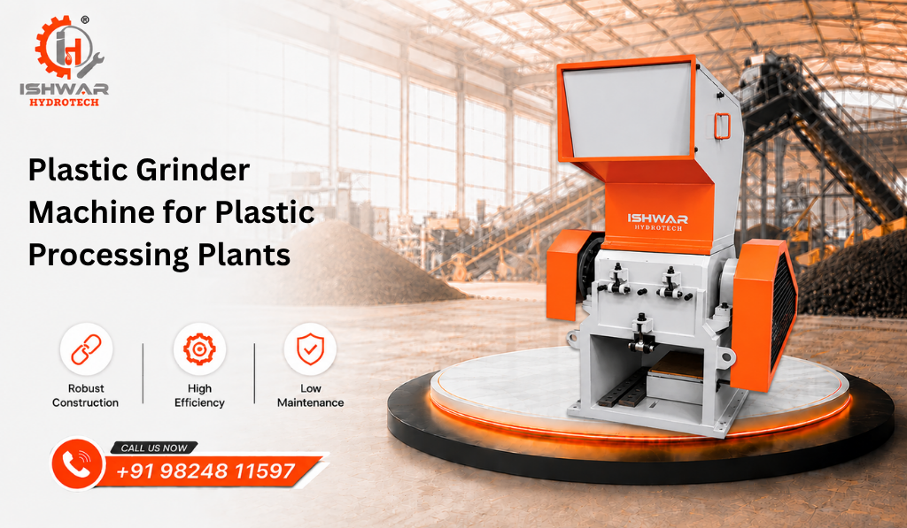Plastic Grinder Machine for Plastic Processing Plants