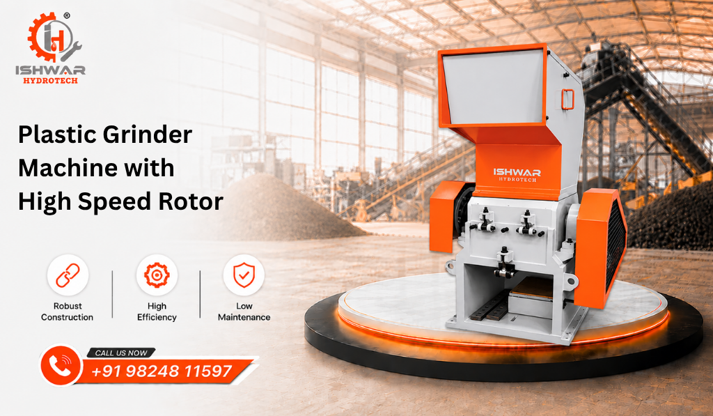 Plastic Grinder Machine with High Speed Rotor