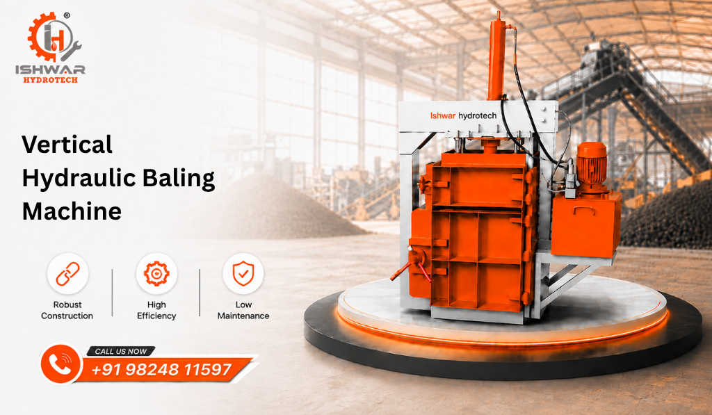Vertical Hydraulic Baling Machine